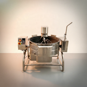 <span class=keywords><strong>Wok</strong></span> de Hierro Fundido con Inclinación Automática de 150L |   Olla de Hierro Extraíble con Mezclador y Raspador de PTFE |   Olla para Saltear con Calentamiento a Gas y Velocidad Ajustable - Product Image 1