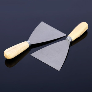 มีดโป๊วผนังด้ามไม้ ขนาด 1 ถึง 4 นิ้ว สำหรับขูดผนัง ลอกกาว ทำความสะอาด โป๊วผนัง และตกแต่งผิว - Product Image 1