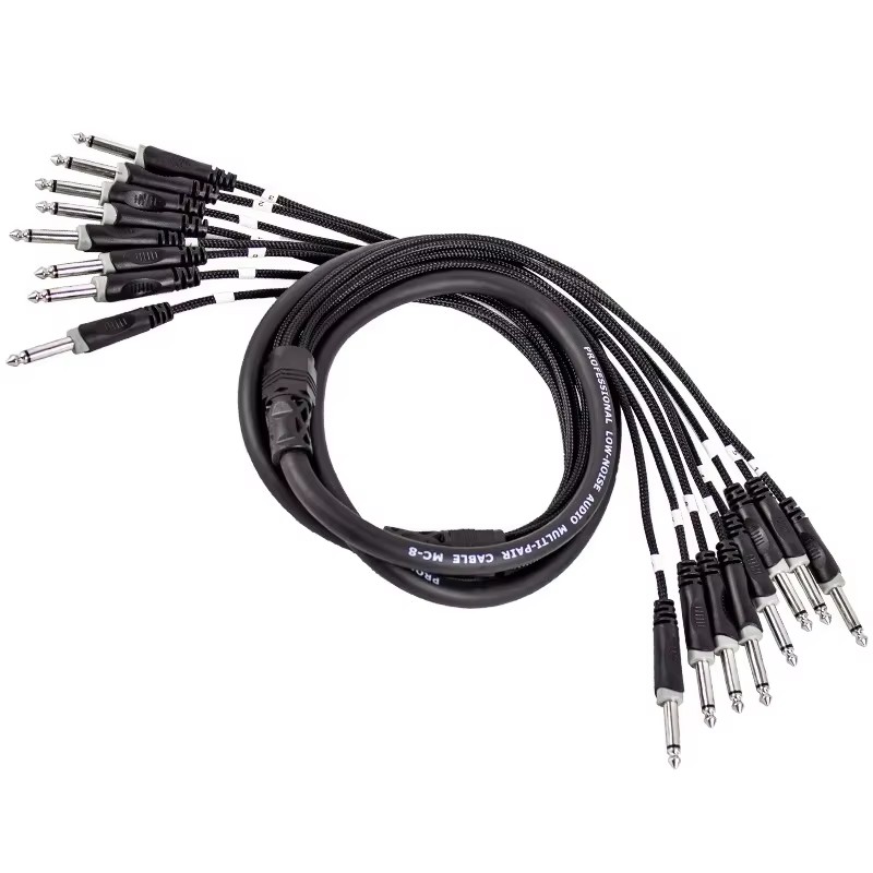 8 channel black