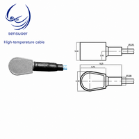 Micro-acceléromètre IEPE série B SSR avec câble intégré latéral 10mV/g 0,35g en titane pour les tests de chute de petits composants et NVH