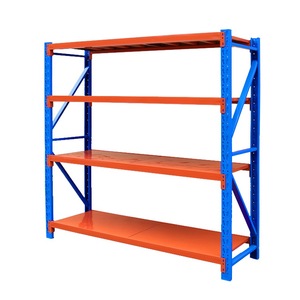 Étagères métalliques réglables <span class=keywords><strong>sans</strong></span> boulons, protection contre la corrosion, unités de rangement pour entrepôt, étagères empilables <span class=keywords><strong>sans</strong></span> boulons, résistantes au froid - Product Image 4