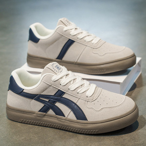 Fashion <b>Sneakers</b> High quality Men's Sports flat Shoes Casual Shoes Canvas Shoes Trendy Skateboarding Shoes <b>Leather</b> shoes - Product Image 2
