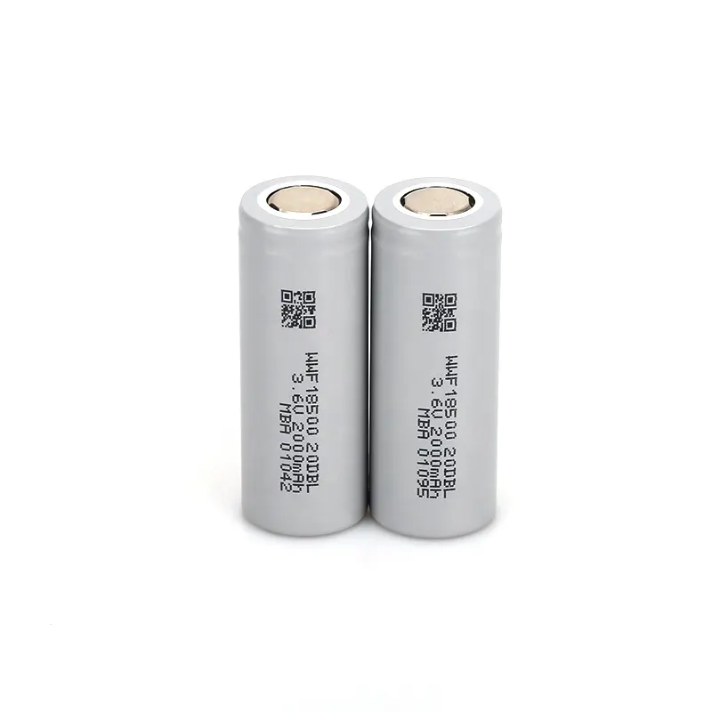 18500 low temperature Lithium ion Battery 18500 3.6v 2000mah Cells for Freezing Weather