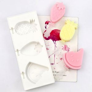 Molde de silicona para helado con diseño de sandía y fresa, sin BPA, para hacer postres artesanales, OEM/ODM - Product Image 2