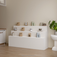 Étagère de présentation modulaire en papier kraft nid d'abeille rétractable de luxe, style Art Déco, cloison murale pour boutiques, espaces commerciaux, rangement