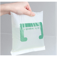 Sacs refermables écologiques compostables en PLA+PBAT, impression en gravure, imperméables, transparents, biodégradables, refermables, en plastique transparent