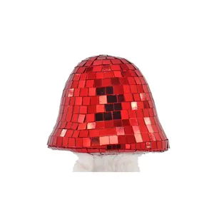 Распродажа, дискотечный шар, красный зеркальный отражающий грибной шар, блестящий шар, украшение для гостиной, день рождения, свадьбы, вечеринки