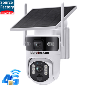 Caméra solaire 4G avec carte SIM, double objectif PTZ, 6MP, clarté 4K, sécurité hors réseau totale, enregistrement 24/7. - Product Image 1