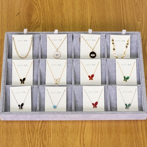 Custom <b>Stainless</b> <b>Steel</b> Jewelry Women Butterfly Pendant 18k Gold Necklaces <b>Jewellery</b> - Product Image 5