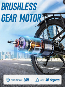 Chamrider DM427 Spedizione Gratuita UE Bici Elettrica da Montagna a Lunga Autonomia 48V 27Ah 27.5 Pollici E-Bike da Strada e <span class=keywords><strong>Gravel</strong></span> con Pedalata Assistita - Product Image 2