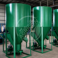 Nouvelle machine à mélanger et broyer les aliments 150-2000 kg/h pour la transformation des aliments pour volailles et bétail, monophasée/triphasée avec moteur en cuivre pur