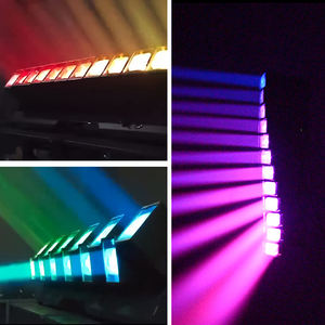 Luz de <span class=keywords><strong>onda</strong></span> de alta calidad 12 Uds * 60W para haz de cabeza móvil RGB LED escenario DJ luces DMX512 para conciertos espectáculos en vivo bares clubes nocturnos - Product Image 6