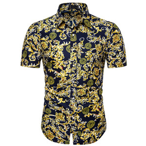 Grossiste <span class=keywords><strong>Grande</strong></span> Vente Nouveauté <span class=keywords><strong>Chemise</strong></span> <span class=keywords><strong>Homme</strong></span> <span class=keywords><strong>Grande</strong></span> <span class=keywords><strong>Taille</strong></span> Manches Courtes Imprimée Tendance - Product Image 4