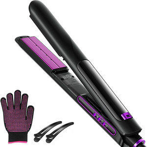 Steam Curling Straightener With Negative Ions For All Hair Types 360 Degree Rotating Cord Electric Multi Styler - Product Image 5