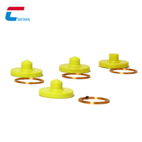 Étiquettes d'oreille RFID miniatures personnalisées et étanches pour l'élevage de bovins/ovins