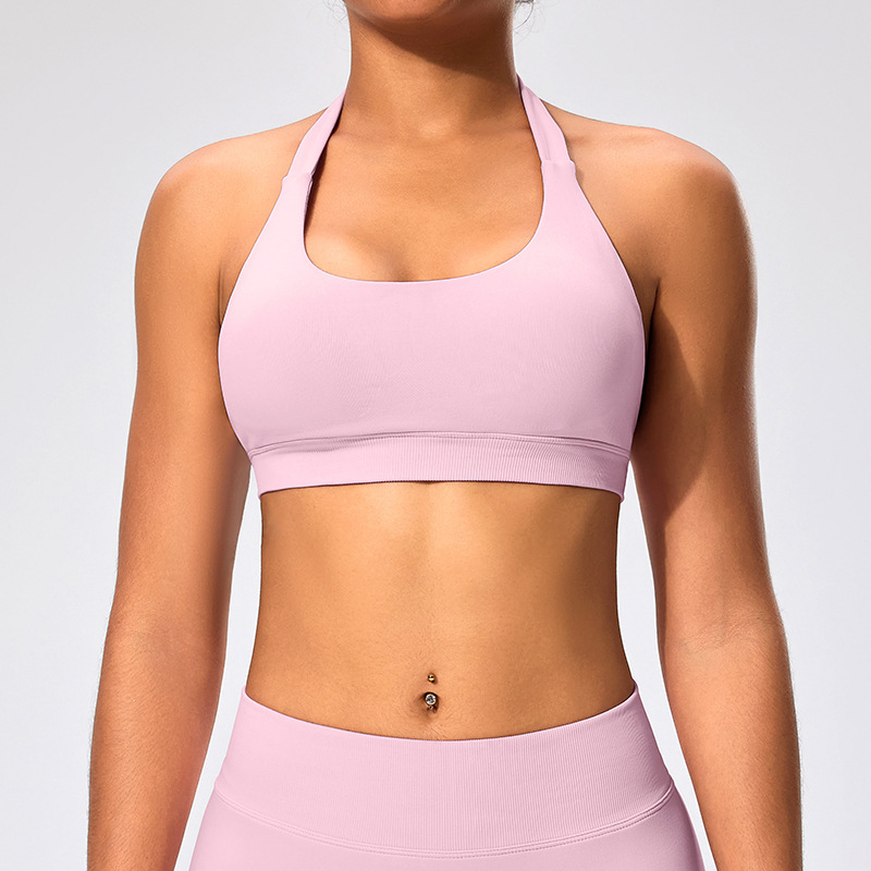 Yoga Bra Sports Bra for Women Workout Crop Top Backless Gym Padded Fitness Running Bra for Women