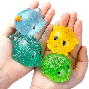 Juguetes de Peluche Transparentes Creativos con Forma de Delfín para Aliviar el Estrés, Descompresión y Juego Sensorial - de 5 a 7 Años - Product Image 3