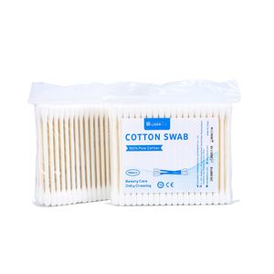 Hisopos de Papel con Punta Redonda, 100 Unidades/Bolsa, Hisopos de Papel Envueltos Individualmente, Hisopos Q-Tips - Product Image 3