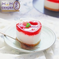 Tangba 304 acier inoxydable Tiramisu mousse en forme de coeur gâteau anneau hauteur 5cm mousse gâteau anneau gâteau moule