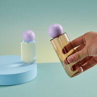 Flacon pulvérisateur de parfum de luxe de 100 à 150 ml, huile pour le corps, parfum pour les cheveux, vaporisateur fin, flacon cosmétique en plastique PET avec bouchons à dôme