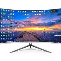 Computadora de Escritorio Todo en Uno Curva de 27 Pulgadas OEM ODM Core I5 4570 8GB 256GB SSD con Batería UPS