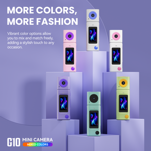 Cámara Digital 1080P HD, Mini Cámara de Bolsillo, Compatible con Tarjeta de Memoria de 128GB, Grabadora de Video Portátil, Estilo Retro, Regalo para Niños - Product Image 6