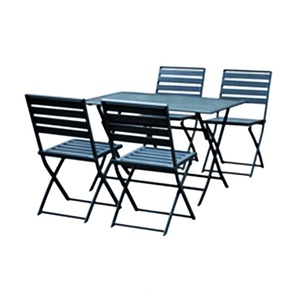 Juego de comedor de aluminio multiaplicación, juego de mesa de Bar para sala de estar al aire libre, Hotel, Villa, parque, patio, apartamento, granja - Product Image 5