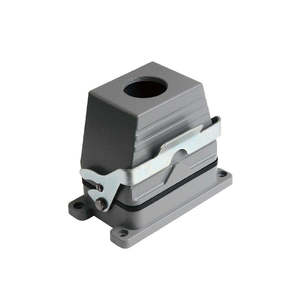 WZUMER HE Series 48 pines cubiertas de Metal e insertos conectores de enchufes de servicio pesado rectangulares industriales para entornos hostiles - Product Image 1