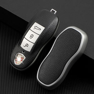Funda protectora de cuero TPU para <span class=keywords><strong>llave</strong></span> remota de coche, accesorios para llavero, bolsa para <span class=keywords><strong>Porsche</strong></span> Cayenne/ Panamera/ Maca 911 718, 1 unidad - Product Image 6