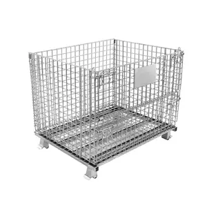 With Metal Feet Can Be Customized Cage Metal Storage Equipment Warehouse