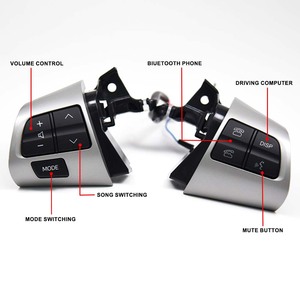 ปุ่มควบคุมเสียงพวงมาลัย 8425002230 สำหรับรถยนต์โตโยต้า โคโรลล่า ADE150 NDE150 NRE150 ZRE15* ZZE150 วิช ราฟ4 อัลติส 84250-02230 - Product Image 1