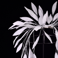 Accessoires de coiffure chinois en plumes de mori, accessoires de maquillage pour la scène, 100 fleurs pour la tête