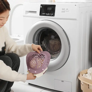 Tas cucian <span class=keywords><strong>Bra</strong></span>, kantung pencuci silikon pelindung alat rumah tangga mudah dibersihkan untuk Anti deformasi untuk mesin cuci rumah - Product Image 2