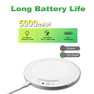 Rechargeable Motion Sensor <strong>Ceiling</strong> <strong>Light</strong> Indoor Outdoor Remote <strong>Battery</strong> Operated Flush Mount <strong>Ceiling</strong> <strong>Light</strong> 3000K 4000K 6000K - Product Image 5