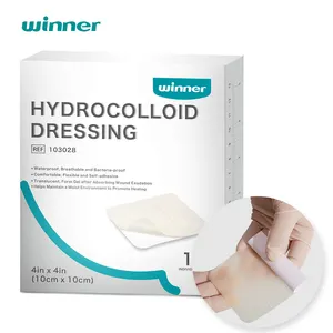 Vendaje hidrocoloidal adhesivo para cuidado de heridas, cuidado de heridas transpirable CE