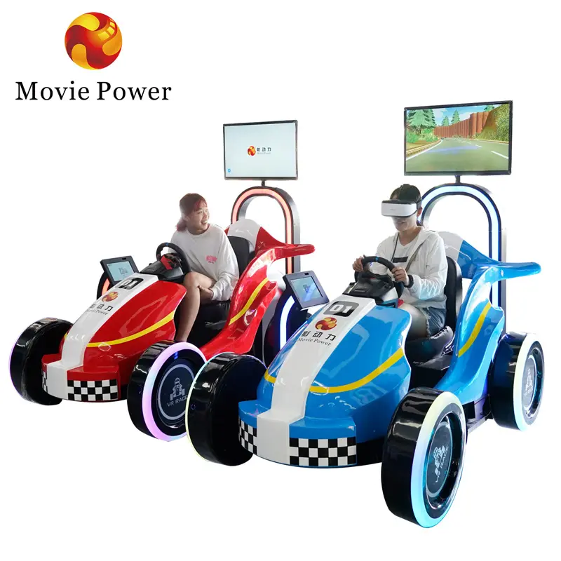 Yeni teknolojiler para kazanmak oyun salonu oyun makinesi sürükleyici yarış oyunu elektrikli Kart 9d araba yarışı oyunu makinesi çocuklar için