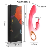 Vibromasseur puissant en silicone pour femmes, double vibration, forme lapin, best-seller Amazon, jouet pour adultes