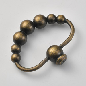 Poignée de tiroir en alliage de zinc Jingmao, anneau bronze, style traditionnel, bouton de meuble à trou unique - Product Image 2