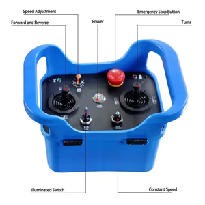 รถเข็นขนส่งไฟฟ้าแบบใหม่ ควบคุมด้วยรีโมท สำหรับขนส่งสินค้าในโรงงาน - Product Image 5