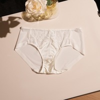 Zijden dames boxershorts, sexy doorschijnende slips voor dames
