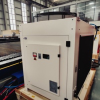 Machine de découpe laser à fibre sur rail au sol de grand format 20KW avec encodeur linéaire Raytools à faible déviation dimensionnelle pour l'industrie lourde