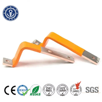 Barre omnibus en cuivre pour véhicules électriques, barre omnibus de batterie, barre omnibus en cuivre flexible laminée sur mesure, barre omnibus en cuivre flexible isolée
