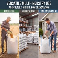Sac Jumbo 1,5 tonne Super Sack FIBC Big Bag en matériau PP pour matériaux de construction