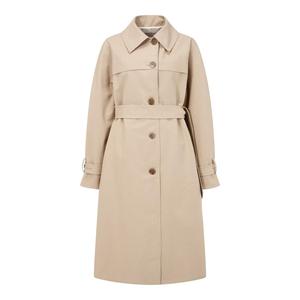 Giacca di abbigliamento più recente in <span class=keywords><strong>cotone</strong></span> ODM/OEM moda bianca fibbie lunghe di lusso in lana su misura Trench abbigliamento da donna - Product Image 2