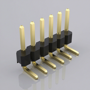 Connecteur de broches mâle PZ254-1-20-W-8.5, à angle <span class=keywords><strong>droit</strong></span> 90 degrés, à une rangée, pas de 2,54 mm - Product Image 1