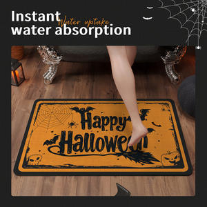 Tapete de Halloween Rectangular de Tierra de Diatomeas Absorbente para Baño, Decoración del Hogar - Product Image 4