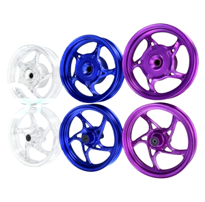 ล้ออะลูมิเนียมหล่อขึ้นรูป CNC สำหรับ Honda Giorno - 12*2.5J/12*2.15J น้ำหนักเบา ทนทานต่อสภาพอากาศร้อนชื้น - Product Image 2