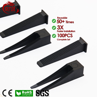 Système de nivellement de carreaux en plastique / Clips et cales pour nivellement de carreaux en céramique / Outils d'installation / Espaceurs pour système de nivellement de carreaux