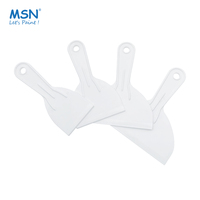 Racloir en plastique de qualité industrielle MSN anti-rayures pour surfaces délicates, 4 tailles disponibles, personnalisable OEM/ODM