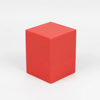 Boîte de rangement pour cartes de jeu ABS, finition mate, 3 couleurs, plastique opaque, protège-cartes, organiseur